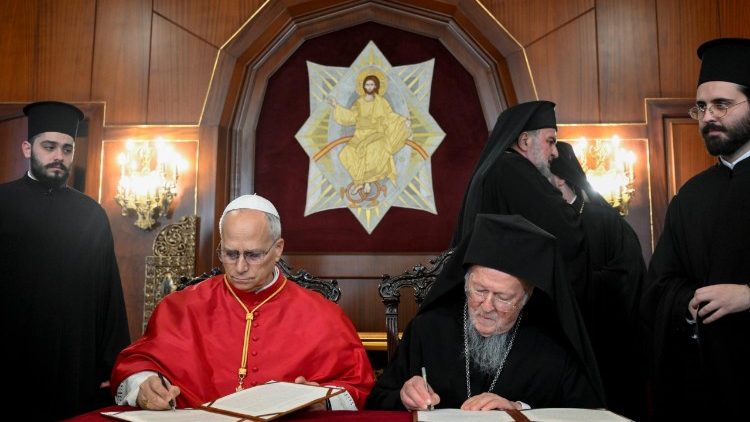 paus-leo-en-patriarch-bartholomeus-verwerpen-geweld-in-naam-van-god