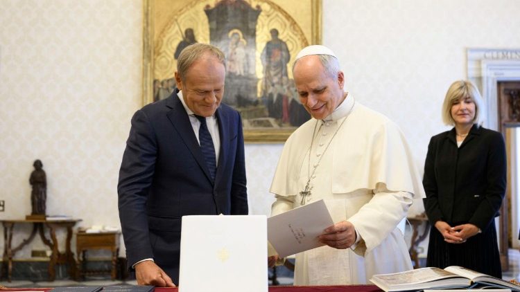 pope-leo-receives-polish-prime-minister-donald-tusk